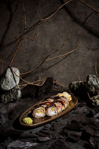 Tempura cu somon