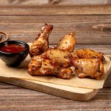 Alitas de pollo barbacoa