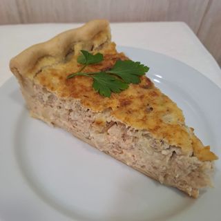 Quiche Fatia Atum e Legumes