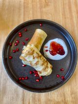 Блины с творогом