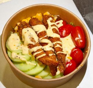 Insalata con cotoletta