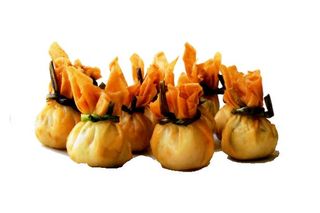 Saquitos de langostinos