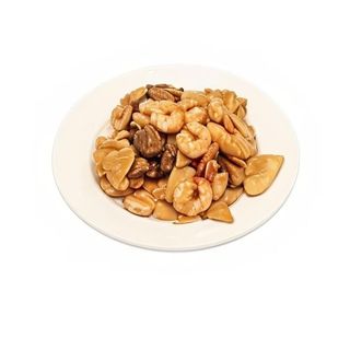 Gambas Con Bambú Y Setas Chinas