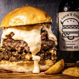The Double Special Luca's Grill Burger