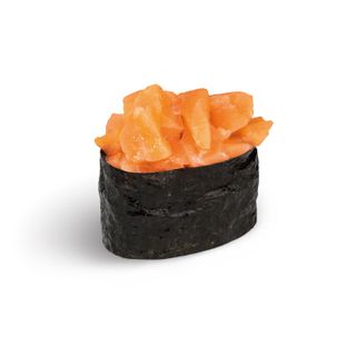Gunkan de tartar salmón