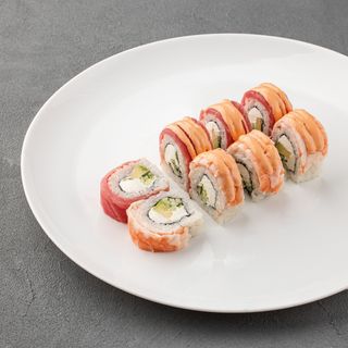 Philadelphia mix roll (tuńczyk-krewetka)
