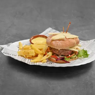 Hamburguesa sencilla 