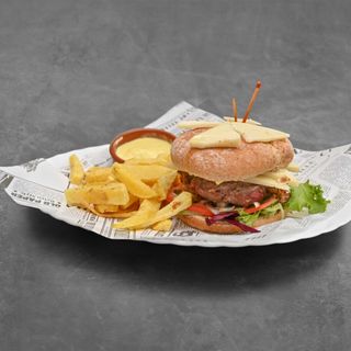 Hamburguesa sencilla 