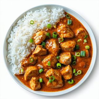 Riso con pollo al curry