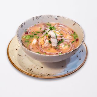 Ceviche De Camarón Y Pescado