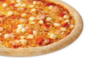 Томатная с креветками на традиционном тесте 35 см СБ