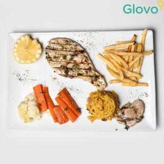 Filet de thon au feu de bois