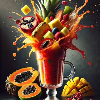 1 Crêpe chocolat banane/ 1 Cocktail Dragon 