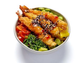 Poke Bowl z krewetkami w tempurze (430g)
