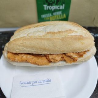 Bocadillo de chorizo de Teror 