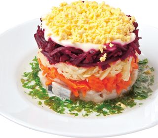 салат "сельдь под шубой"