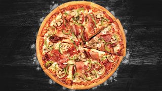 Піца 4 м'яса (500г)