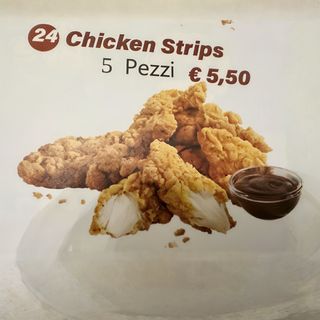 Chicken & chips menù