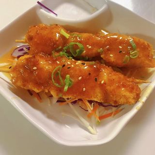 53.PINCHOS DE POLLO COREANO 4PCS