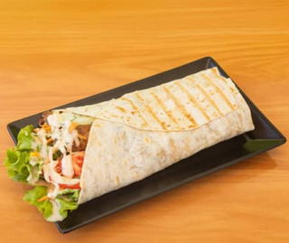 Wrap de frango piri piri