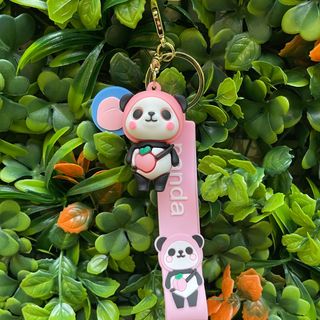 Llavero Panda Rosa