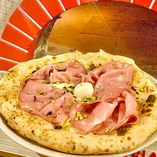 Mortadella e pistacchio
