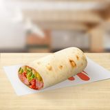 ჰოთ-დოგი სპეც სოუსით - ლავაშში