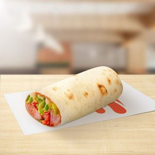 ჰოთ-დოგი სპეც სოუსით - ლავაშში