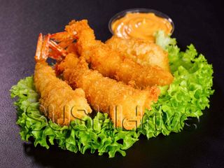 Chrupiąca krewetka z sosem kobe 4szt