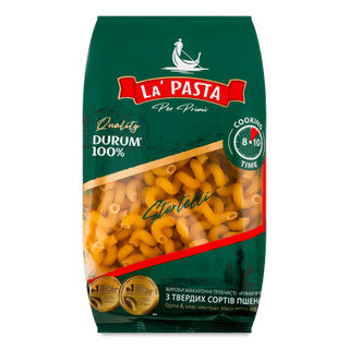 Вироби макаронні La Pasta ріжки (400г)