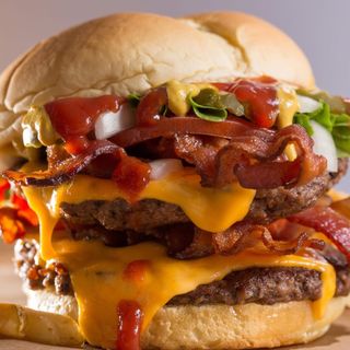 Burger com Bacon e Queijo