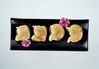 Grilled gyoza