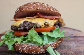 Homestyle Angus burger
