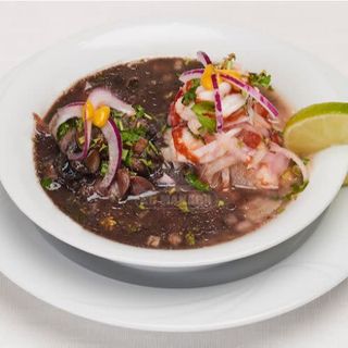 Ceviche De Concha Y Camarón