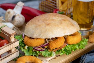 Sendvič od pohanih škampi