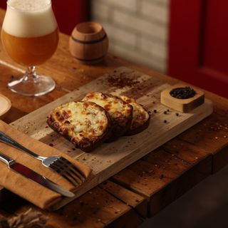 ნივრიანი პურები ყველით