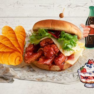 Menú Crispy Chicken Burger