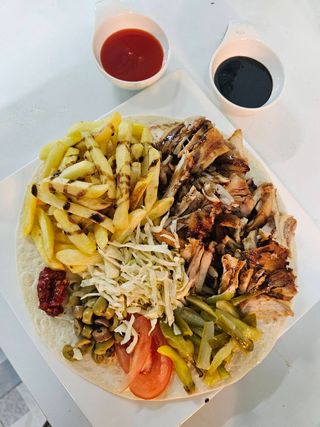 Shawarma porcija