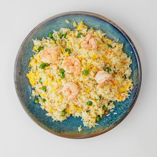 Arroz Frito Con Gambas
