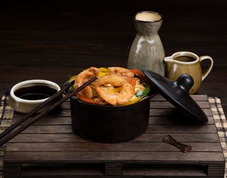 Ուդոն մանրածովախեցգետինով