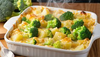 запеканка с картофи, броколи и сметана (350 гр.)