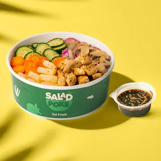 Grilled Chicken Poke