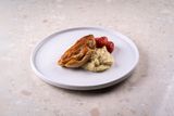 Курочка на трюфельном пюре 