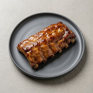 Costilla De Cerdo A Baja Temperatura A La Miel Y Mostaza
