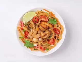 Локшина рисова Том Ям з морепродуктами