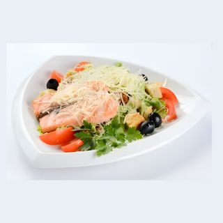 "Цезарь" ақсерке балығымен