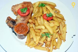 Frites Poulet 