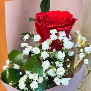 Rosa preparada Roja