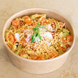 Poke Camarão e Salmão