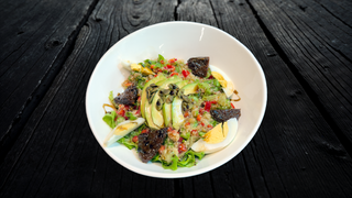 კუსკუსის სალათი ავოკადოთი